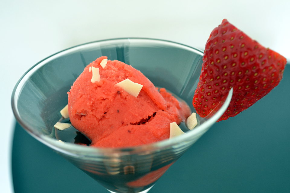 Erdbeersorbet Rezept