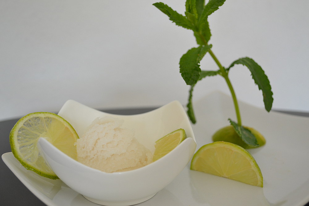 Hugo Sorbet Rezept (alkoholfrei) - von Eisrezepte.net